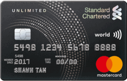 Singapore Standard Chartered Bank Unlimited Cashback Credit Card