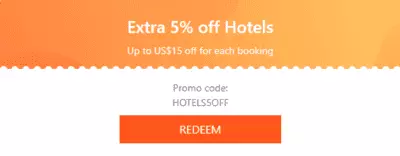 Extra 5% Off Hotels on Klook