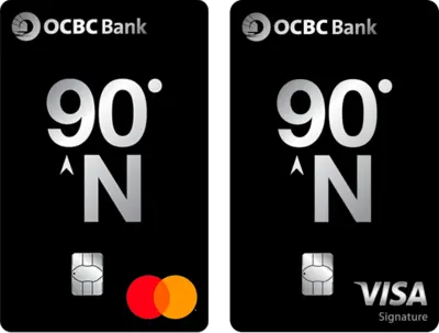 OCBC 90°N Mastercard and Visa Card